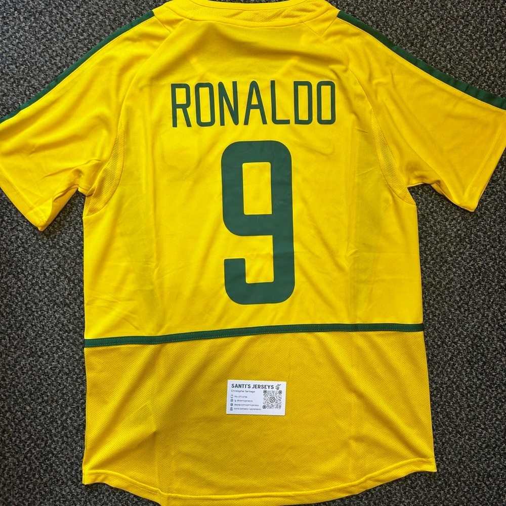 #9 RONALDO Nike Brazil 2002 World Cup | Size Medium